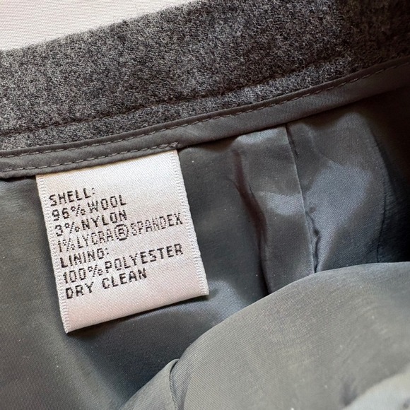 Vintage Talbots Wool A Line Midi Skirt 6 Stretch Full Academia Modest Timeless - Picture 3 of 7